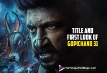 Official Title And First Look of GopiChand31