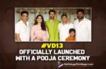 VD13 Movie Officially Launched With A Pooja Ceremony In Hyderabad