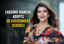 Lakshmi Manchu Adopts 30 Government Schools