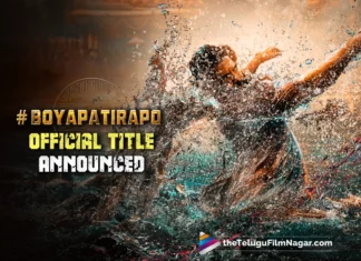 BoyapatiRAPO Official Title Announced Now