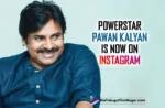 Power Star Pawan Kalyan Is Now On Instagram