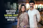 Ram Charan Shared An Emotional Video For His Wife Upasana’s Birthday