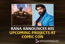 Rana Daggubati Announces His Upcoming Projects At Comic Con