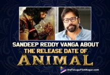 Sandeep Reddy Vanga About Animal Release Date
