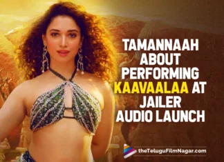 Tamannaah Bhatia About Performing Kaavaalaa Song At Jailer Audio Launch