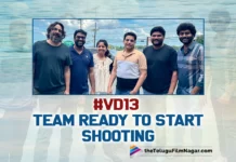 VD13 Team Ready To Start Shooting