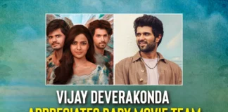 Vijay Deverakonda Appreciates Baby Movie Team At The Premiere