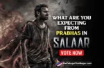 Salaar Movie Teaser Expectations: What Are You Expecting From Prabhas? VOTE NOW!