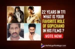 22 Years In TFI- What Is Your Favorite Role Of Gopichand In His Films?