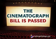 Historic Day For Film Industry- The Cinematograph Bill Is Passed