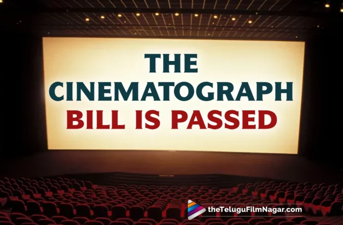 Historic Day For Film Industry- The Cinematograph Bill Is Passed