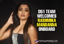 D51 Team Welcomes Rashmika Mandanna Onboard