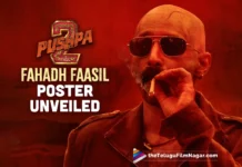 Pushpa 2: The Rule - Fahadh Faasil Poster Unveiled