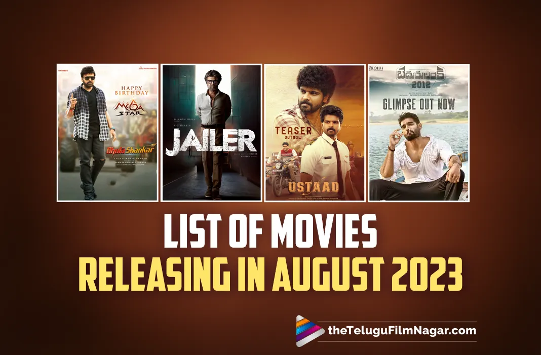 List Of Movies Releasing This Month August 2023 Telugu Filmnagar