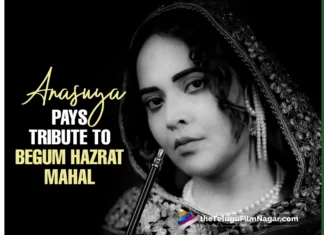 Anasuya Bharadwaj Pays Tribute To Indian Freedom Fighter Begum Hazrat Mahal