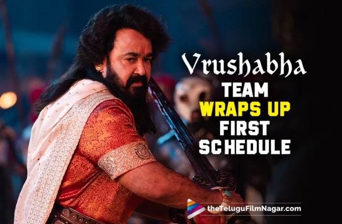 Vrushabha Team Wraps Up Their First Shooting Schedule