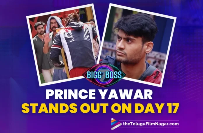 Bigg Boss 7 Telugu: Prince Yawar Stands Out On Day17