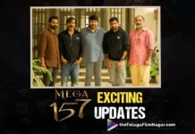 Megastar Chiranjeevi’s Mega 157 Takes Flight: Exciting Updates