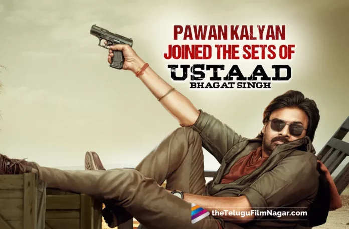 Pawan Kalyan Joined The Sets Of Ustaad Bhagat Singh