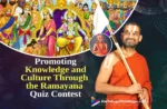 Chinna Jeeyar Swamy Ji Promoting Knowledge and Culture Through the Ramayana Quiz Contest