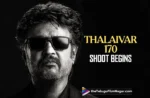 Thalaivar 170 Shoot Commences with a Star Studded Cast and High Expectations