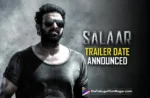 Salaar Movie Trailer Date Locked