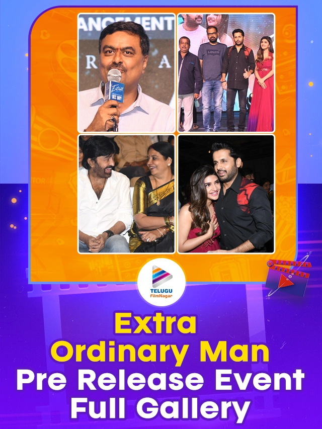 Extra Ordinary Man Telugu Movie Pre Release Event Full Gallery