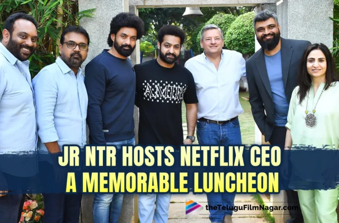 Jr NTR Hosts Netflix CEO Ted Sarandos and Team for Memorable Luncheon