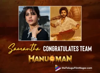 Samantha Congratulates 'HanuMan' team