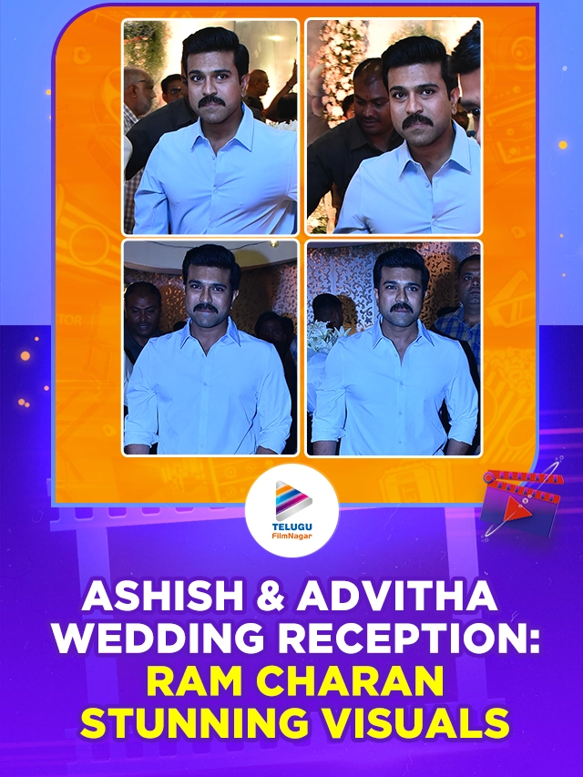 Global Star Ram Charan Stunning Visuals @ Ashish and Advitha Reddy Wedding Reception