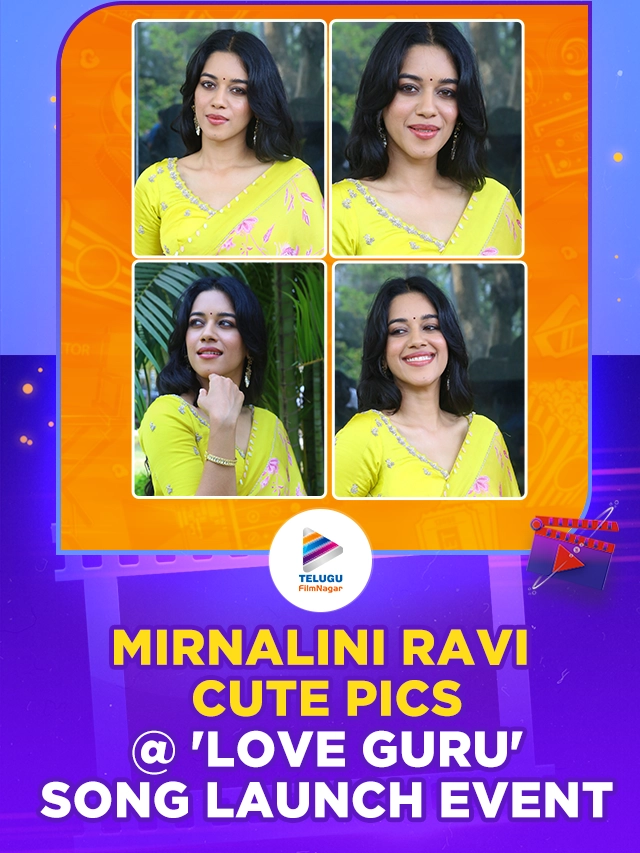 Actress Mirnalini Ravi Cute Pics @ Love Guru Movie Song Launch Event