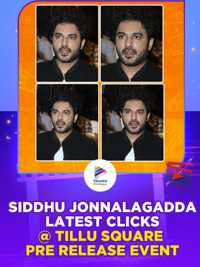 Star Boy Siddhu Jonnalagadda Latest Clicks @ Tillu Square Pre Release Event
