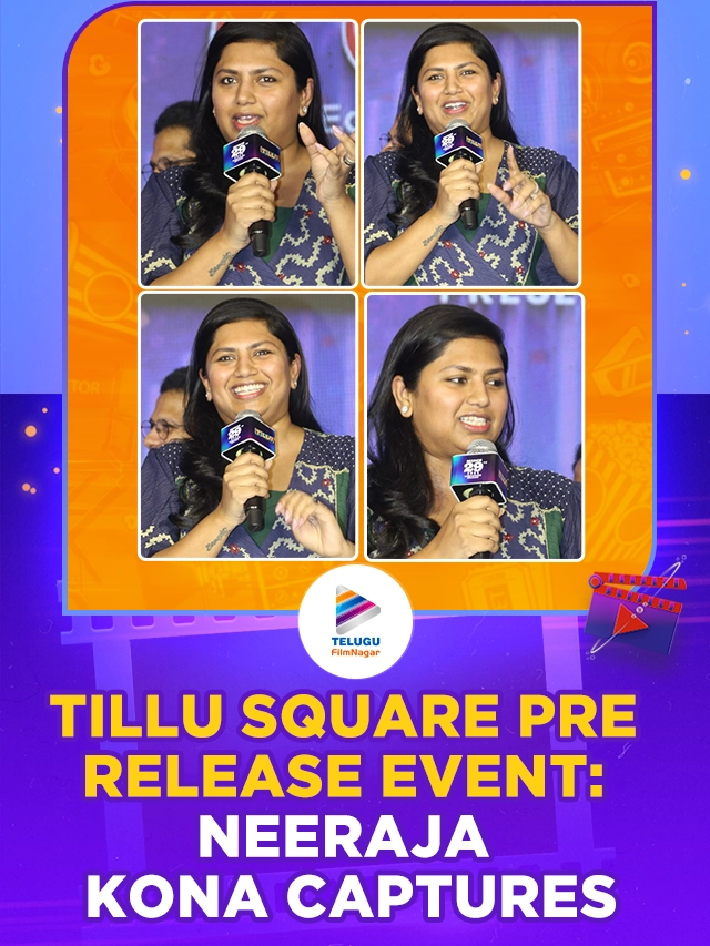 Tillu Square Movie Pre Release Event: Director Neeraja Kona Captures