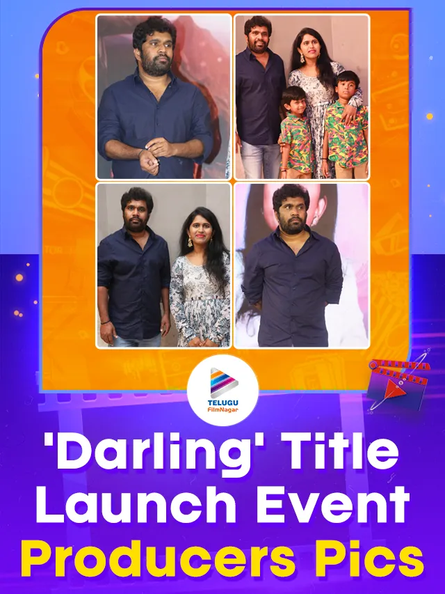 Darling Movie Title Launch Event: Producers K Niranjan Reddy and Chaitanya Reddy Pics