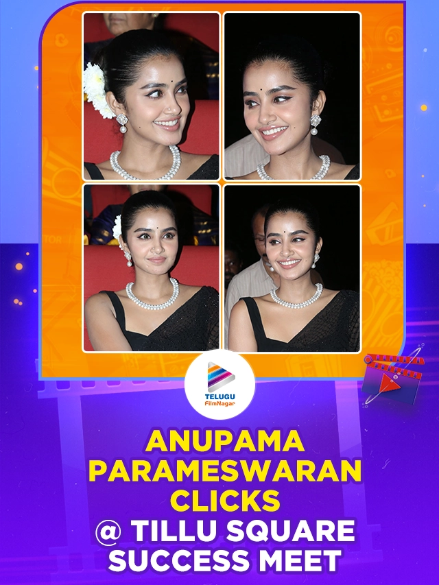 Actress Anupama Parameswaran Clicks @ Tillu Square Movie Success Meet